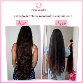 Extração de volume mantendo o comprimento Venda seu cabelo e renove seu visual Ganhar Dinheiro Vendendo Cabelo