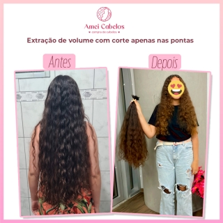 Extração de volume tamanho mediano Vender Cabelo Vender Cabelo Humano Venda seu cabelo transforme em lucro